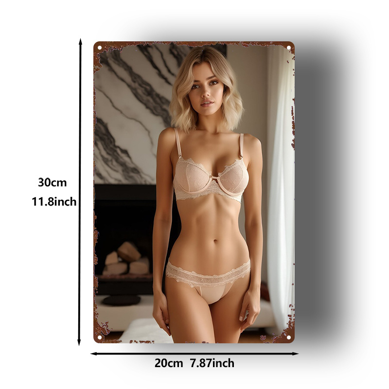 2D Flat Metal Sign - Sexy Woma - Home Bar And Restaurant review and price