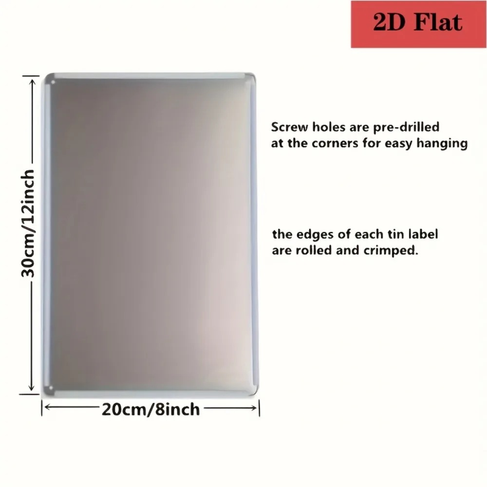 8×12Inch Customizable Metal Pl - Home Bar And Restaurant review and price