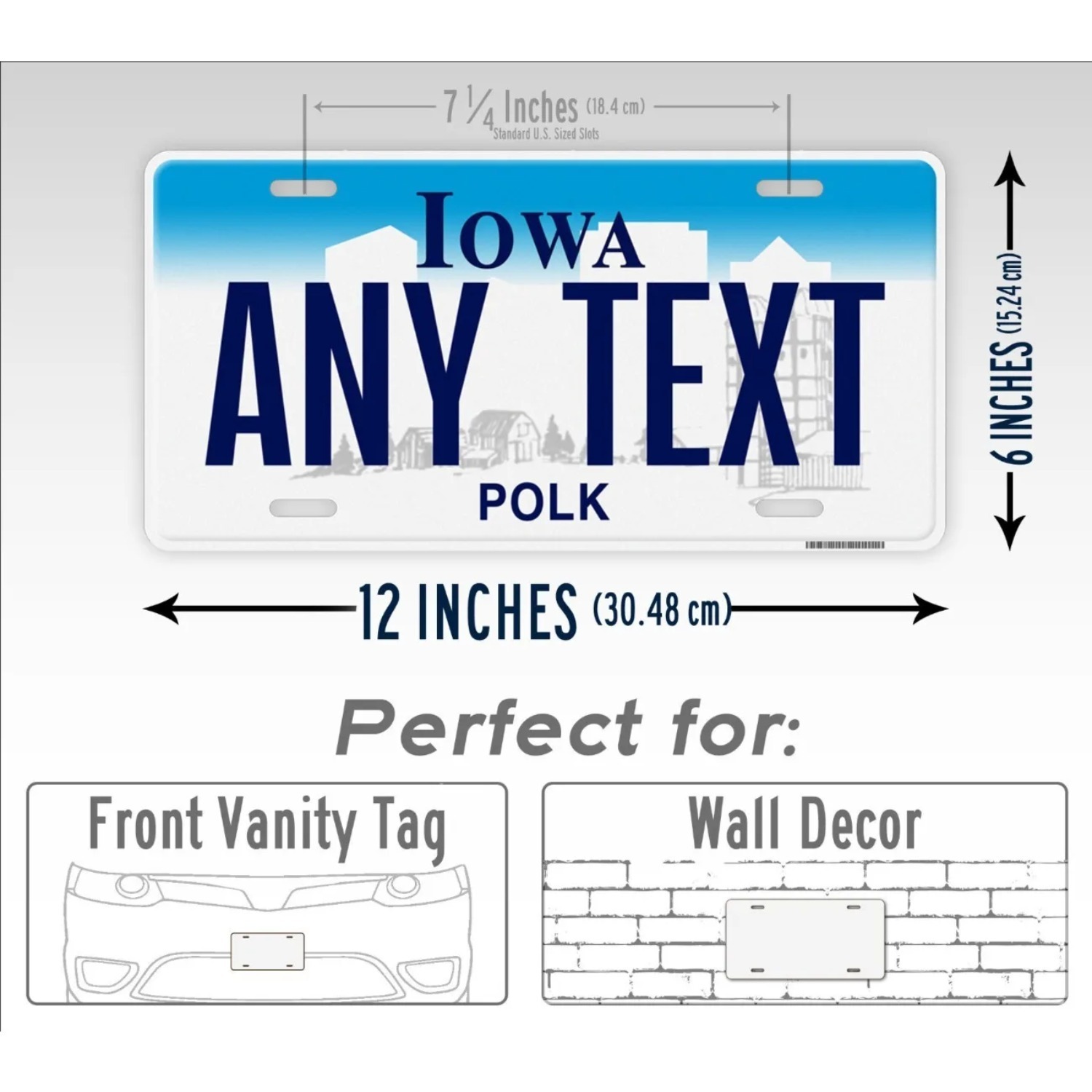 Personalized Iowa Vintage Meta - Home Bar Signs review and price