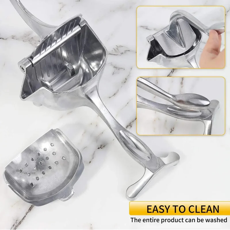Manual Juice Squeezer Aluminum - Citrus Juicer Bar review and price