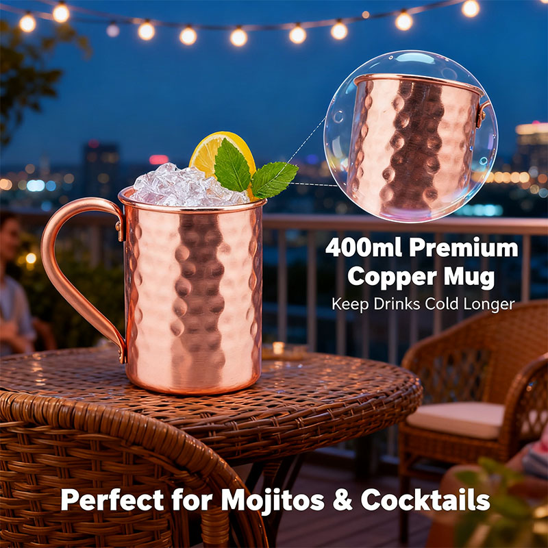 New 100% Copper Cups Pure Soli - Mule Copper Mug review and price