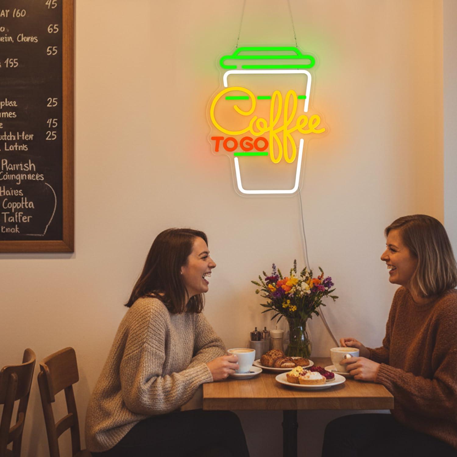 Coffee Neon Sign USB Dimmable  - Home Bar And Restaurant review and price