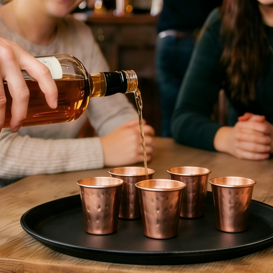 6cs 8Pcs New 100% Copper Cups  - Mule Copper Mug review and price