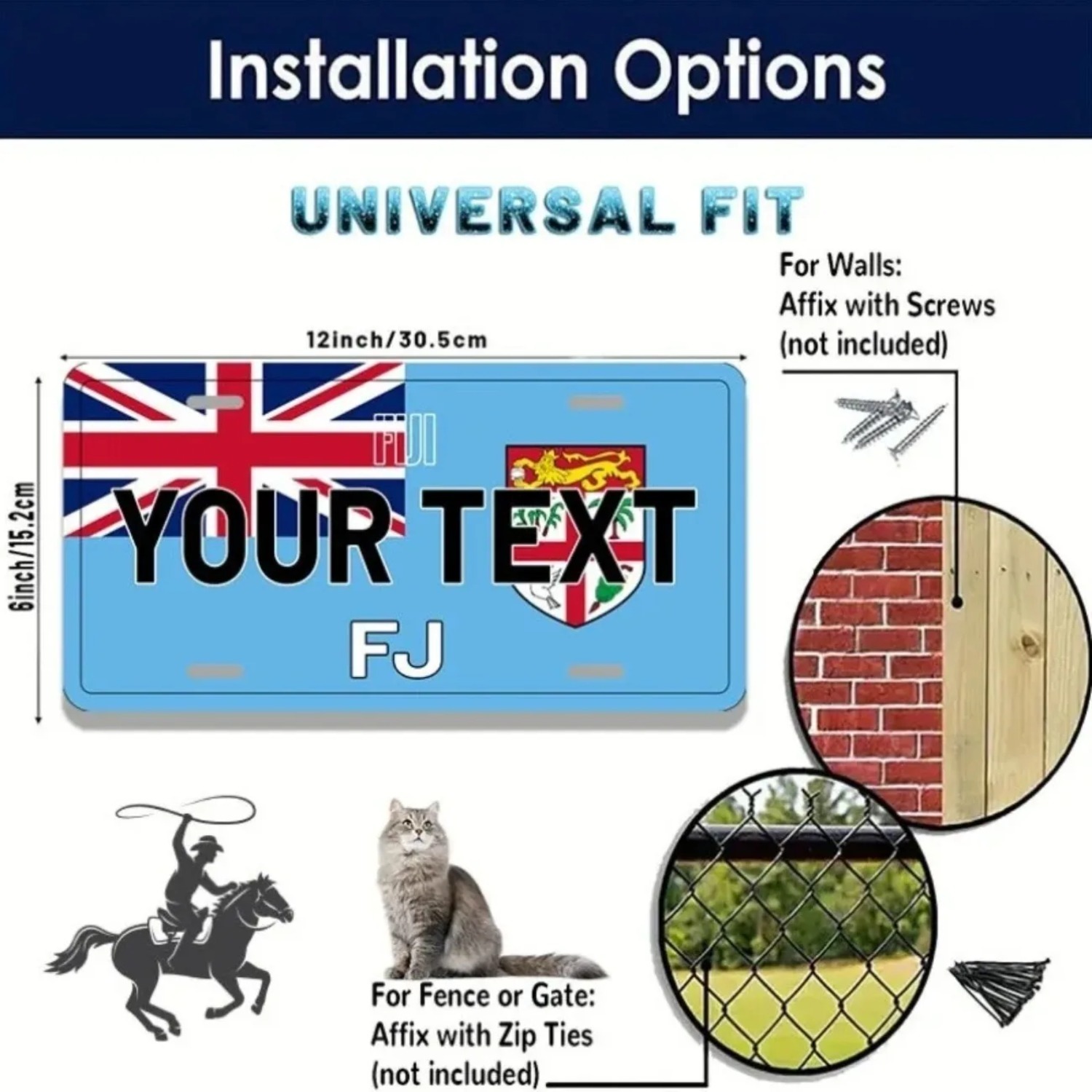 Custom Personalized Fiji Alumi - Home Bar Signs review and price